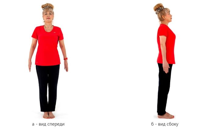 Тадасана, поза горы