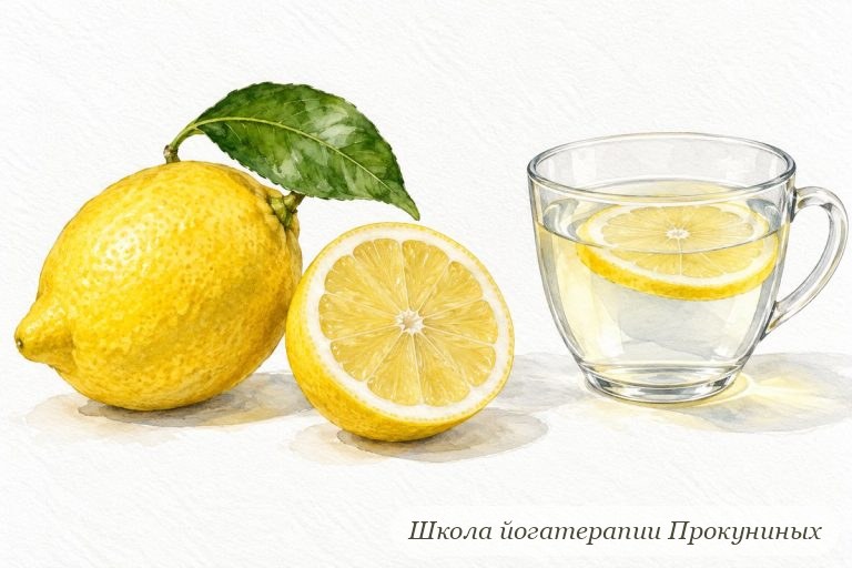 Вода с лимоном