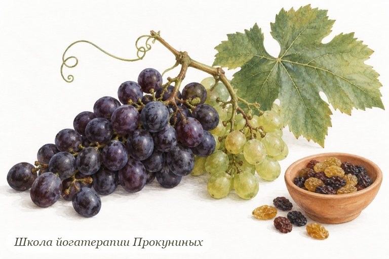 Виноград и изюм